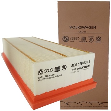 FILTR POWIETRZA VAG VW AUDI OE 1K0129620D ORYGINAŁ SKODA AP139/2 C35154