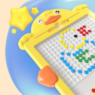 TABLICA MAGNETYCZNA KROPKI EDUKACYJNA MONTESSORI UKŁADANKA MAGPAD MOZAIKA