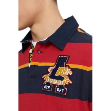 SUPERDRY KOLOROWA KOSZULKA POLO PASKI (2XL)