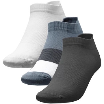 39-42 Dámske ponožky 4F antracit, denim, biela H