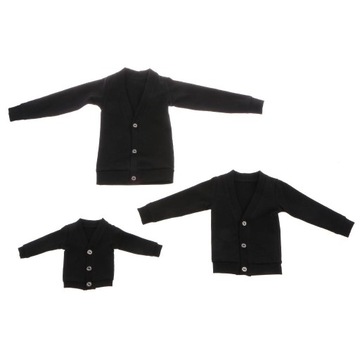 Черный свитер Верхняя одежда / 6 кукол
