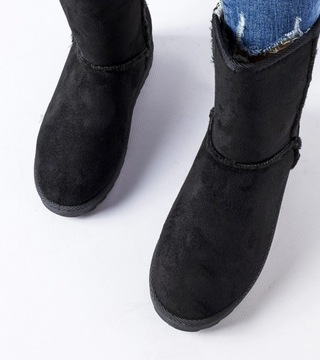 Черные утепленные зимние ботинки 25621 36