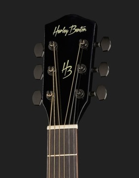 Harley Benton EAX-500TL Черная электроакустическая гитара
