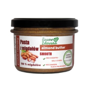 Pasta Masło Migdałowe z Migdałów 200g NATURALNE