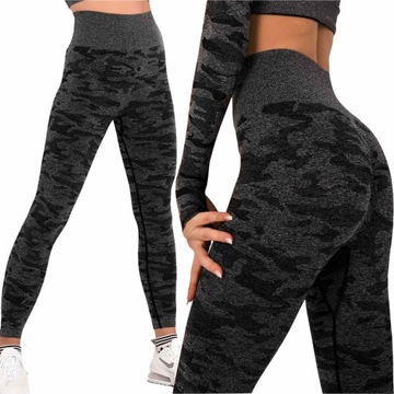 LEGGINSY DAMSKIE SPORTOWE SIŁOWNIA FITNESS GYM S