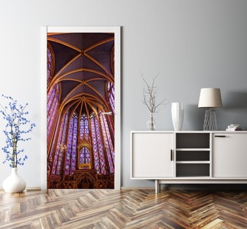 FOTOTAPETA 3D NA DRZWI SAMOPRZYLEPNA WITRAŻE