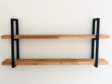 Полка подвесная, глубокий дуб LOFT