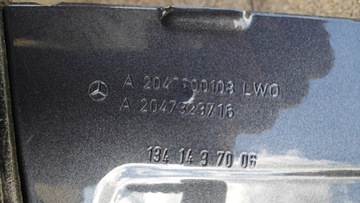 DVEŘE LEVÝ ZADNÍ MERCEDES GLK X204