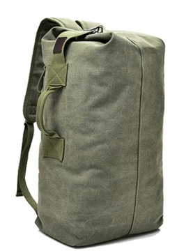 męski plecak płótno worek militarny