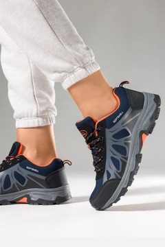 TREKKINGOWE BUTY SPORTOWE DAMSKIE SOFTSHELL SZNUROWANE WYGODNE LEKKIE r 39