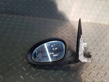 Левое наружное зеркало, черный сапфир, 5 контактов 7 075 626 BMW 3 E90 E91 до рестайлинга EU