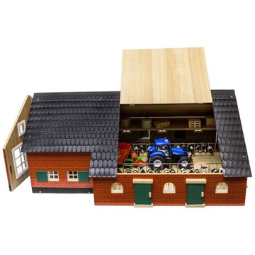 GOSPODARSTWO DREWNIANE Z OBORĄ | KIDS GLOBE 1:32 | 610111