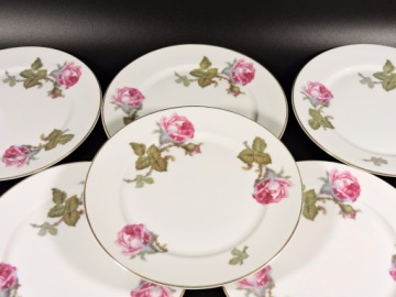 Сервиз Rosenthal Empire антикварный 1930 г. роза на 6 персон