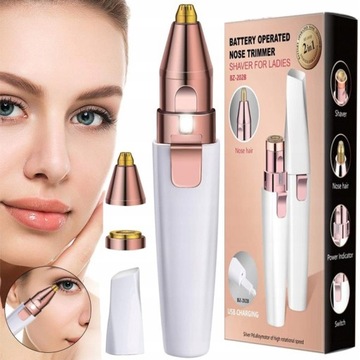 НОВЫЙ электрический триммер для бровей 2 в 1 для женщин