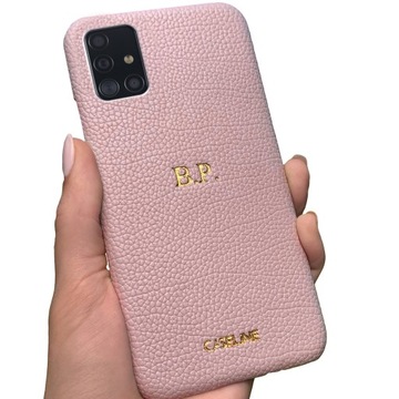 Etui Monogram case do Samsung M51 inicjały +SZKŁO