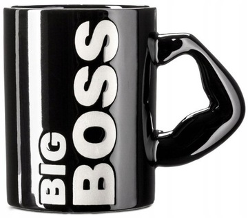 KUBEK SZEFA BIG BOSS ZABAWNY URODZINY DLA FACETA MĘSKI PREZENT DZIEŃ OJCA