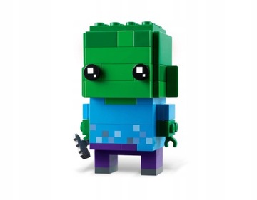 ФИГУРКА ЗОМБИ LEGO ИЗ КУЛЬТОВОЙ ИГРЫ MINECRAFT ИДЕАЛЬНЫЙ ПОДАРОК ​​BRICKHEADZ HIT