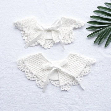 New Lovely Lace Kids Bibs Shawl Cotton Collar Kids Neckwear for Girls All