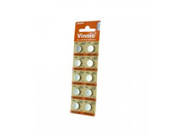 Bateria AG12 LR43 L1142 1,5V Vinnic blister 10szt