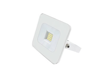 Naświetlacz LED 10W naturalny reflektor IP65 850lm 4000K IP65 Biała obudowa