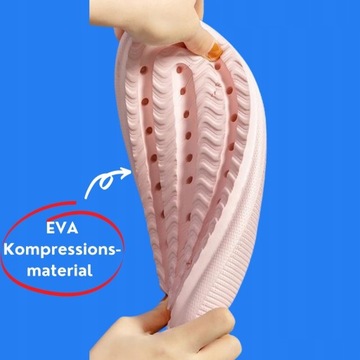 LECIUTKIE KLAPKI RÓŻOWE ANTYPOŚLIZGOWE PIANKA EVA r.38 WKŁADKA 24,5 cm