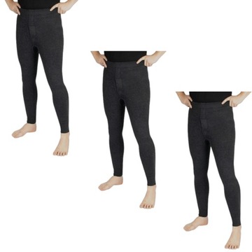 3X KALESONY męskie Termoaktywne Bawełniane XL/XXL