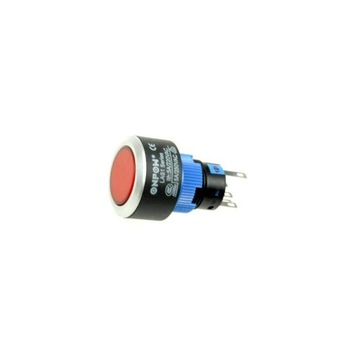 Przycisk LAS1-AWY-22ZT/R/12/P czerw., IP65 symbol