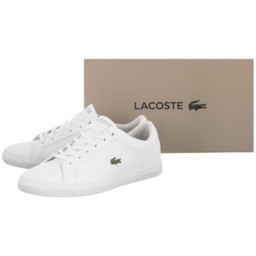 Buty Damskie Sneakersy Lacoste Lerond BL 21 1 CUJ 7-41CUJ001421G Białe