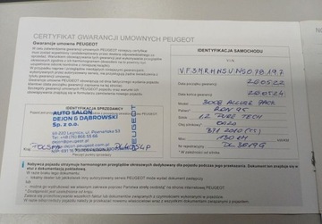 Peugeot 3008 II Crossover Facelifting  1.2 PureTech 130KM 2022 Peugeot 3008 327 Allure Pack 130KM Automat I wl. GWARANCJA FV23, zdjęcie 38