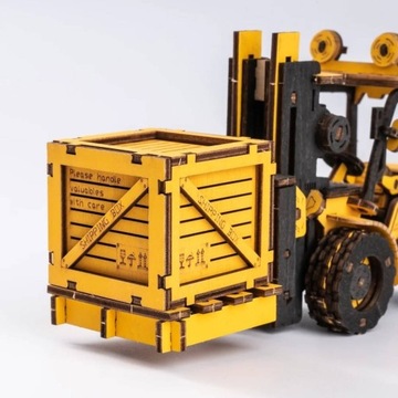 Деревянный 3D-пазл ROBOTIME - Вилочный погрузчик