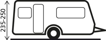 Тент - надувной тамбур для кемпера Skia 400 AeroCampin - Brunner