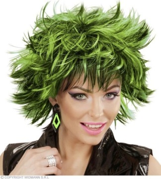 ROMBY ЗЕЛЕНЫЕ И ЧЕРНЫЕ СЕРЬГИ 70-Х 80-Х ДИСКО