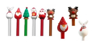 DŁUGOPIS świąteczny Fantasy Pen MIKOŁAJ 6szt