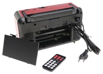 ПОРТАТИВНОЕ Радио Цифровое FM MP3 Караоке USB-пульт дистанционного управления