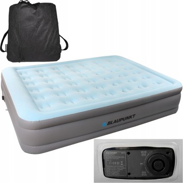 MATERAC DMUCHANY 2-os POMPKA ELEKTRYCZNA BLAUPUNKT