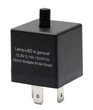 РЕГУЛИРУЕМЫЙ ПРЕРЫВАТЕЛЬ СО СВЕТОДИОДНЫМ ИНДИКАТОРОМ 12V 3PIN