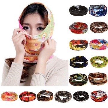 Волшебная повязка на голову, вуаль, мультибайк, шарф-тюрбан