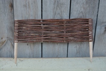 Palisada wiklinowa H15 - L50 płotek z wikliny