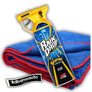 Soft99 Rain Drop Bazooka 300ml Quick detailer Ręcznik do osuszania fluffy