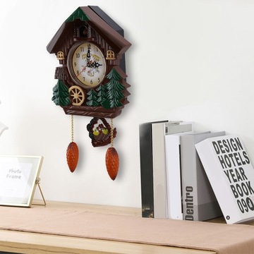 ЧАСЫ С КУКУШКОЙ НА ДЕРЕВЕ, НАСТЕННЫЕ ЧАСЫ ИСКУССТВА