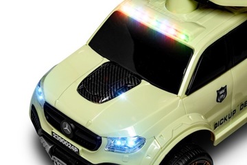 Jeździk XXXL PICKUP NA 6 KÓŁ Muzyka Światła LED prezent na roczek