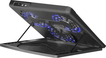 Podstawka chłodząca pod laptopa metalowa 17'