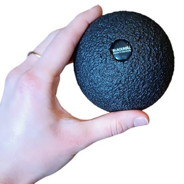 BLACKROLL BALL 8 CM PIŁKA DO MASAŻU PIŁECZKA PIANKOWA ROLLER CZARNA