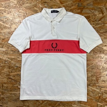 Koszulka Polo FRED PERRY Męska L Lato Slim Logo