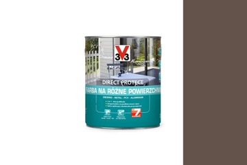 FARBA WIELOPOWIERZCHNIOWA V33 DIRECT PROTECT CIEMNY BRĄZ SATYNA 2,5L