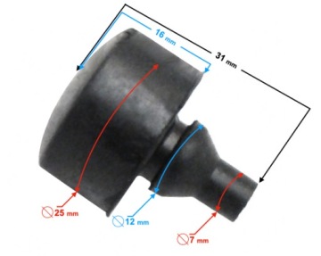 Универсальный резиновый бампер.