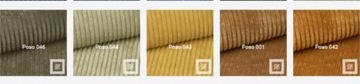 Мягкие панели, образцы материала, комплект из 5 шт.