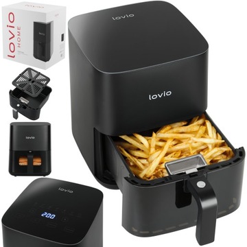 Frytkownica Beztłuszczowa Air Fryer do gotowania na parze 5L 1800W LOVIO