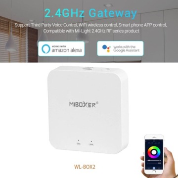 WIFI Bridge Router WL-BOX2 2,4 ГГц Tuya Alexa ANDROID iOS MiBoxer Milight