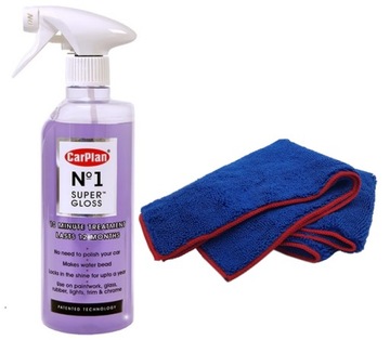 Carplan No1 SUPER GLOSS Nano Powłoka 12m-cy 600ml + ręcznik Original Fluffy